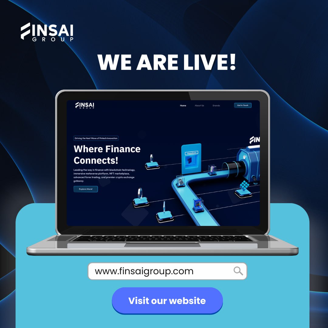 Finsaigroup's tweet photo. 📷 Exciting News! 📷 
We are thrilled to announce that the Finsai Group website is now LIVE! Dive into our world of innovative solutions and explore all our verticals. 

Visit us now at https://t.co/DN3H0jVM10
Let's create the future together!

#FinsaiGroup #WeAreLive #NFT https://t.co/Q20NtQDdf3