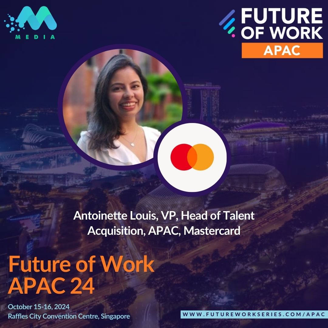 fowseries's tweet image. We&apos;re excited to welcome Antoinette Louis, VP, Head of Talent Acquisition, APAC at Mastercard, to the Future of Work APAC Conference!

📅 October 15-16, 2024
📍 Raffles City Convention Centre, Singapore

Get your tickets here: futureworkseries.com/fow-apac-pass

#FutureofWorkAPAC
#FOWAPAC