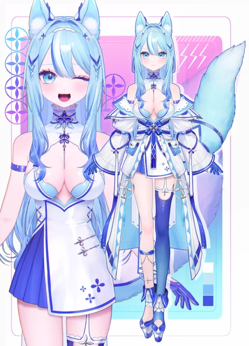 登録者2万人で再デビューするVtuber『電脳無職旅団』のお2人を生み出させていただきましたよろしくお願いします… 