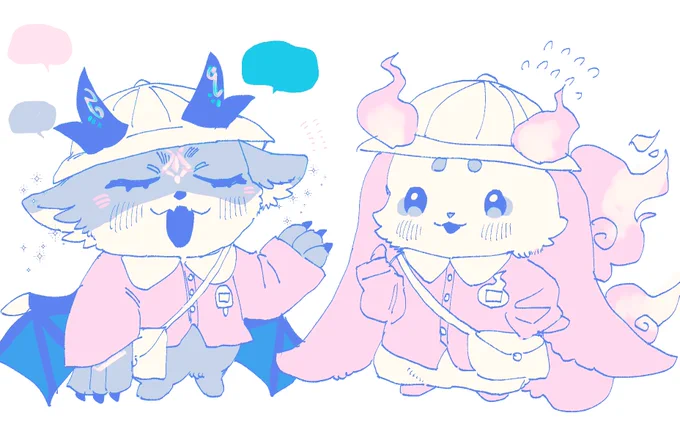 幼稚園児の会話みたいなコラボよかった