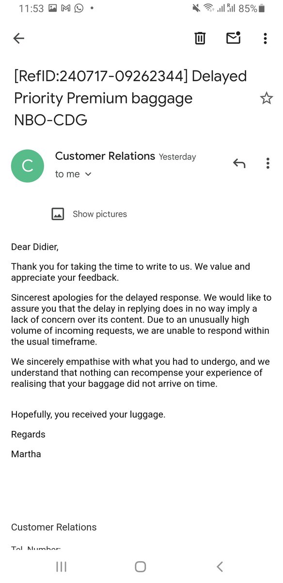 GtworldExperts's tweet photo. @KenyaAirways With such kind of feedback after messing up business class client I don't think KQ is serious at all. In Europe you compensate passengers for inconvenience but in Africa it is a mere sorry you feel would help https://t.co/qQiMS2WQ8B
