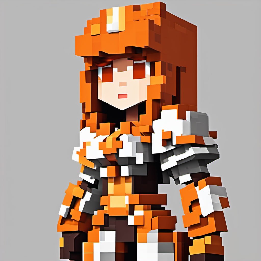 🔥 Meet the tenth NFT from my collection! 🔥

Introducing the Fire Warrior, a powerful embodiment of strength and passion. This 3D pixel art character is surrounded by vibrant fiery elements, wearing armor with orange and golden accents that blaze with heat. Her hair radiates