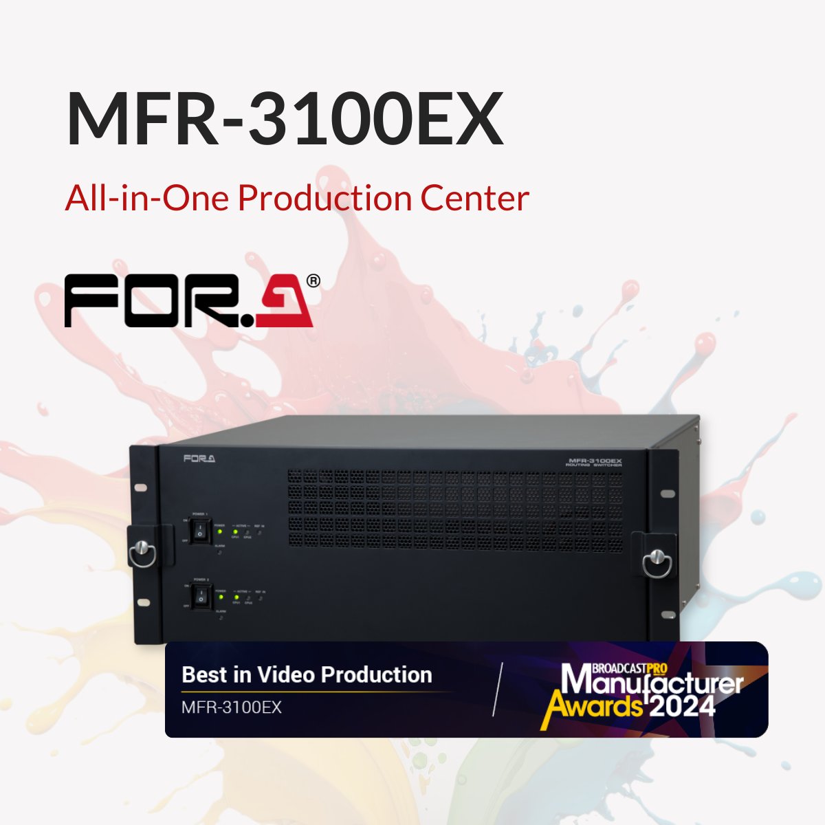FORAEurope's tweet photo. Want to know more about our award-winning MFR-3100EX and the many essential roles it fulfils in any production #environment? 

Head here to read all about our game-changing technology: https://t.co/Dipf0Kyari

#streaming #broadcast #NDI #liveproduction #MFR3100EX https://t.co/XiL0C6AHqy