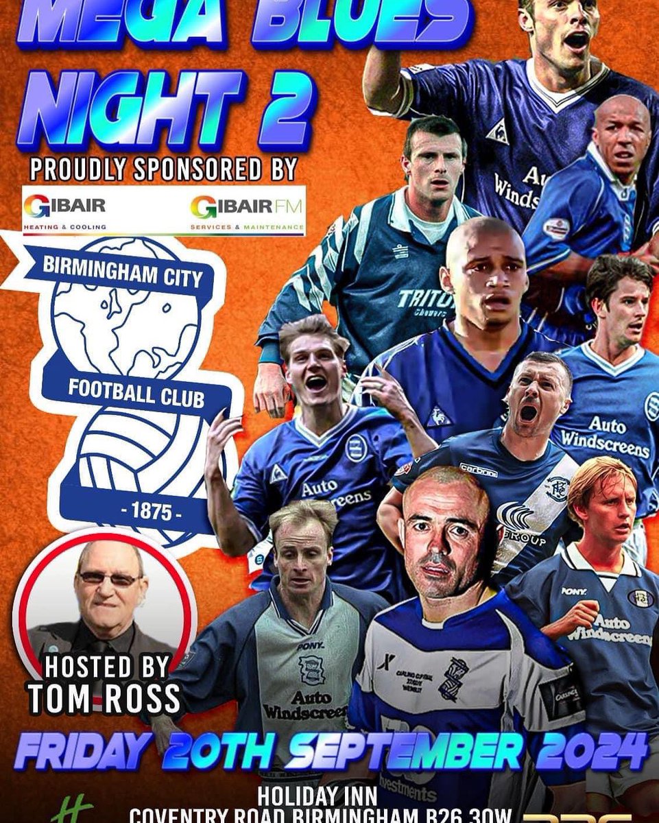 RPG PROMOTIONS (@rpgpromo23) on Twitter photo Mega blues night with 10 former players in <a href="/darrenpurse/">Darren Purse</a> Stephen Carr. @Geoff_Hors_Foun <a href="/SteveClaridge/">Steve Claridge</a> <a href="/curtiswoodhous8/">Curtis Woodhouse BEM</a> Danny sonner Paul Caddis <a href="/fearon110/">Martin Oconnor</a> Paul Tait and Jon McCarthy tickets on sale inbox for link Mega blues night with 10 former players in <a href="/darrenpurse/">Darren Purse</a> Stephen Carr. @Geoff_Hors_Foun <a href="/SteveClaridge/">Steve Claridge</a> <a href="/curtiswoodhous8/">Curtis Woodhouse BEM</a> Danny sonner Paul Caddis <a href="/fearon110/">Martin Oconnor</a> Paul Tait and Jon McCarthy tickets on sale inbox for link