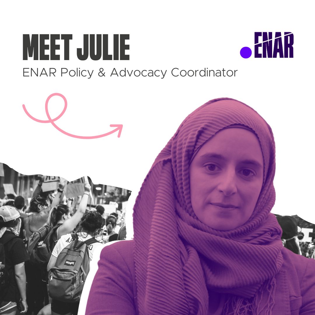 Meet the incredible people behind ENAR! 👋🏽 We are kicking off this round of introductions with 👉🏽 <a href="/JuliePascoet/">Julie Pascoet</a>, our tireless Policy &amp; Advocacy Coordinator. 

#antiracism #advocacy #justice