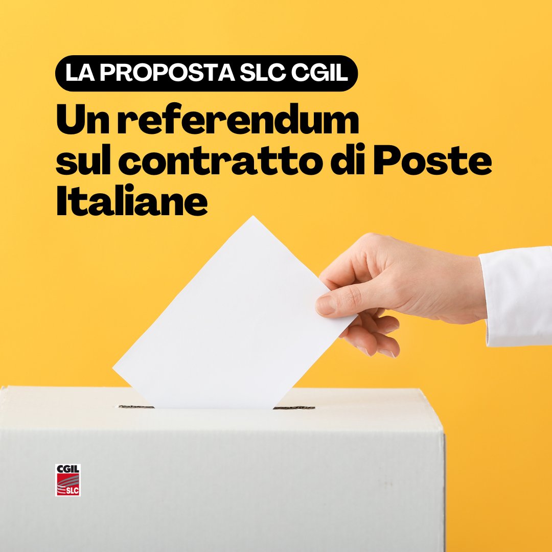 SlcCgil's tweet photo. 🟥 Contratto @PosteItaliane: con assemblee separate, impossibile certificare l'esito del voto dei lavoratori in modo unitario. Organizziamo un #referendum 👉  https://t.co/rtE9eFOjwv https://t.co/zKTECbaVT8