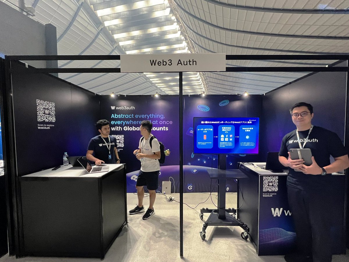 Web3Auth's tweet photo. That's it for #EDCON2024 Main Event Day 2! ✨

The #Ethereum Community never disappoints. We had a blast and thank you to everyone for visiting our booth. We'll see 🫵 again next year! 😎

Highlights coming soon. 👀 https://t.co/ouvsny9TUF