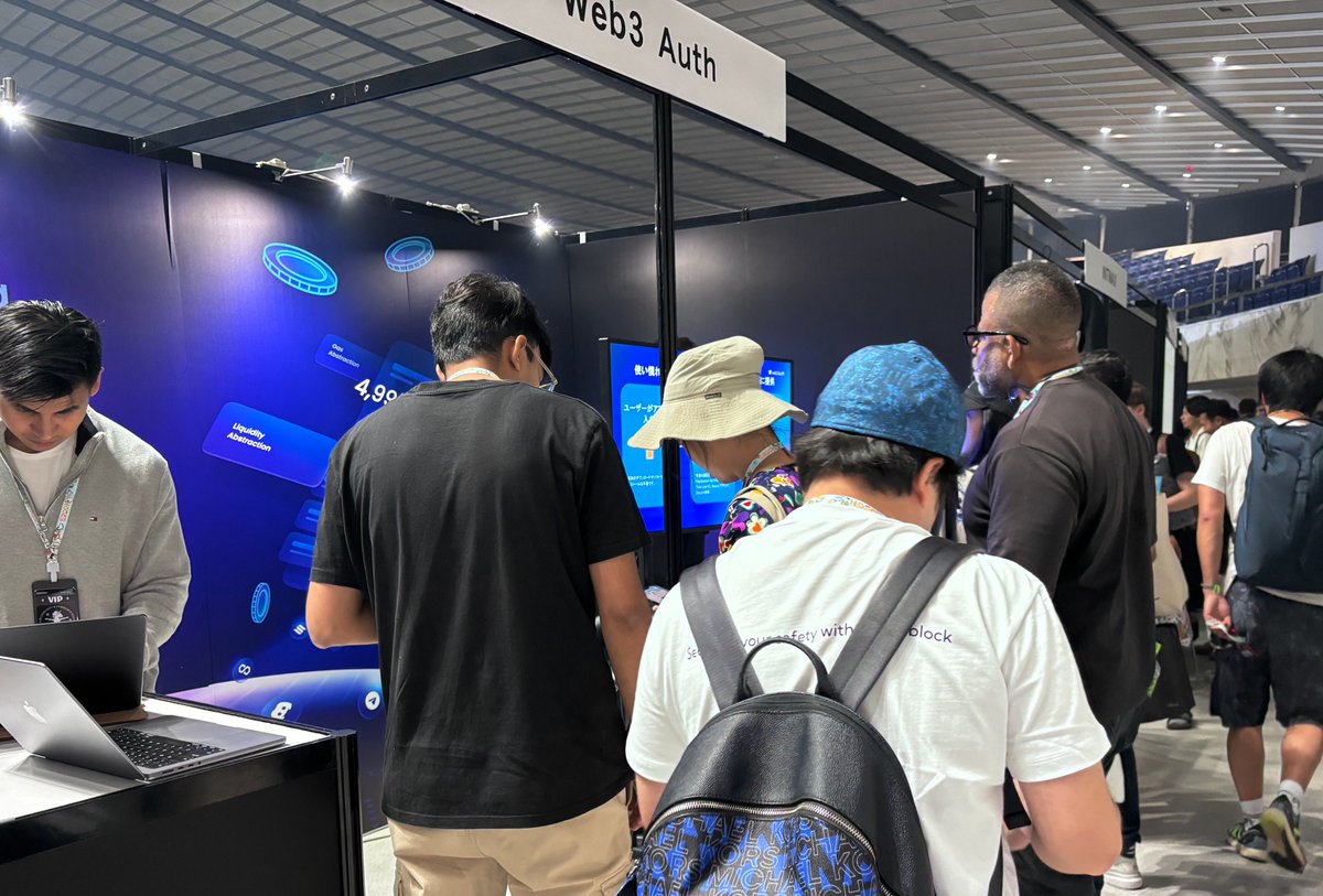 Web3Auth's tweet photo. That's it for #EDCON2024 Main Event Day 2! ✨

The #Ethereum Community never disappoints. We had a blast and thank you to everyone for visiting our booth. We'll see 🫵 again next year! 😎

Highlights coming soon. 👀 https://t.co/ouvsny9TUF
