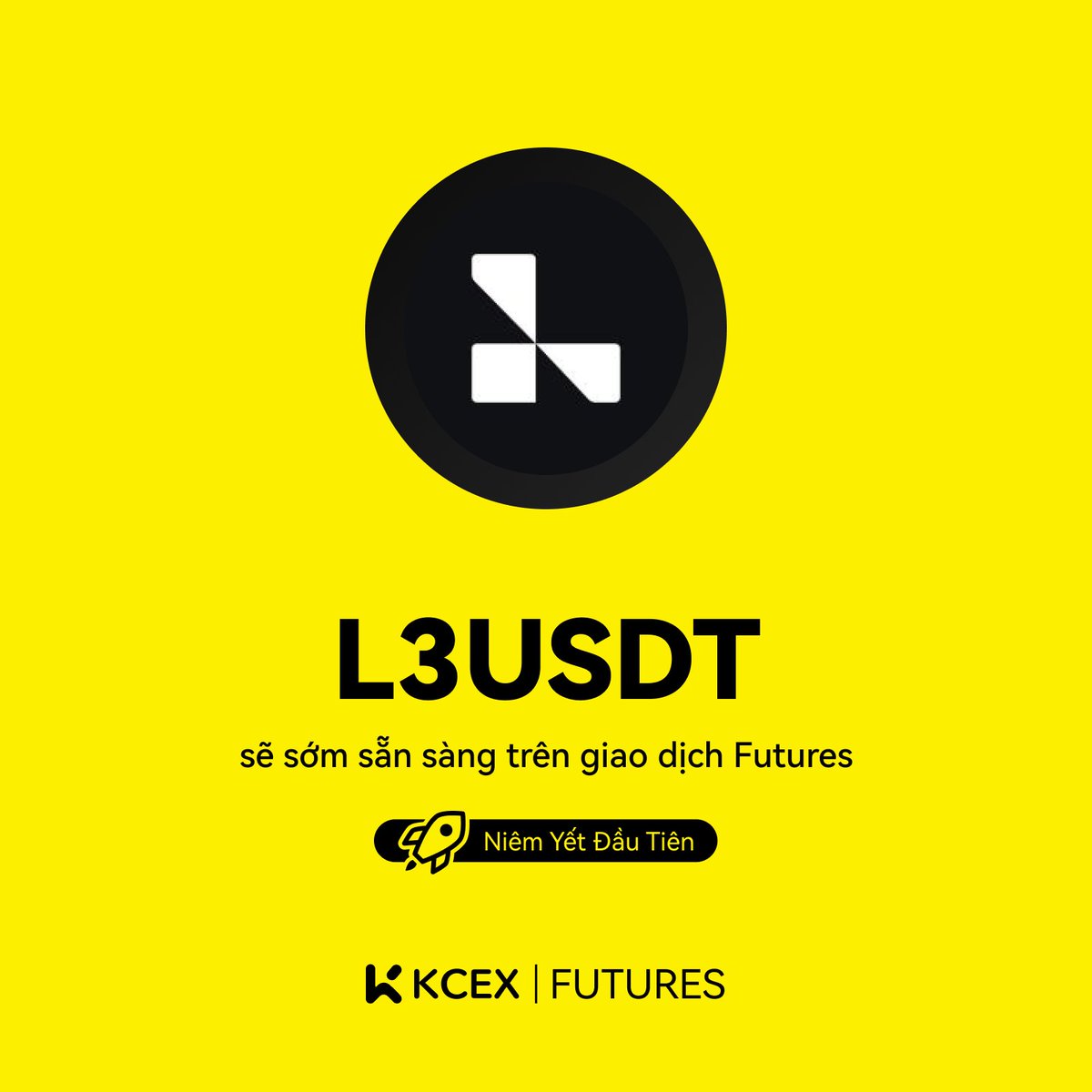 🎉[Niêm yết đầu tiên] Cặp giao dịch Futures: $L3 USDT-M Futures Vĩnh cửu

🗓Thời gian niêm yết: , 30/07 (Giờ VN)

✅Đòn bẩy: 5x - 20x

👍Giao dịch L3USDT ngay: kcex.com/vi-VN/futures/…

➡️Nhấn để xem chi tiết: support.kcex.com/hc/vi/articles…

💁‍♀️Đăng ký tài khoản #KCEX: