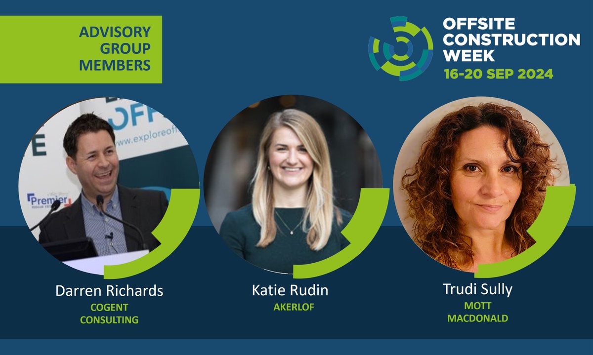 ExploreOffsite's tweet photo. Say hello π to some of our #OffsiteExpo Advisory Group Members, who have helped shape and curate the content of this year's show on ποΈ 17 & 18 September! Register FOC today: https://t.co/9PLVzbQSH4 - or for more info: https://t.co/fRJxyGzTd0
#offsiteconstructionweek #expo2024 https://t.co/aRiDxtveKB