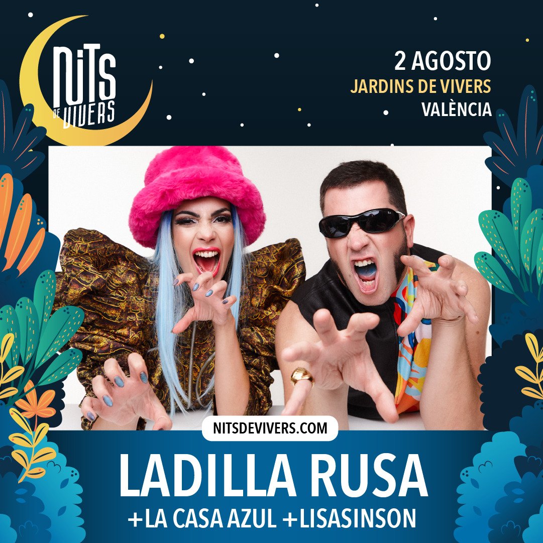 Este viernes, VALENCIA!
Con <a href="/LaCasaAzulBCN/">La Casa Azul</a> y <a href="/Lisasinsonm/">Lisasinson</a>!

🎫 ENTRADAS nitsdevivers.com/line-up/la-cas…