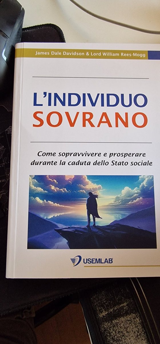 MicheleGuetta's tweet photo. Arrivato! #TheSovereignIndividual #IndividuoSovrano un libro che non può mancare nella biblioteca di un libertario (di lingua italiana, per gli anglofoni esiste dal 1997) https://t.co/aLhoAVG6rd