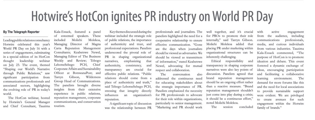 EXTRA, EXTRA! READ ALL ABOUT IT! 🗞️ ‼️ 📰 🚨 #TheTelegraph newspaper today with some #WPRD c #HotCon love!