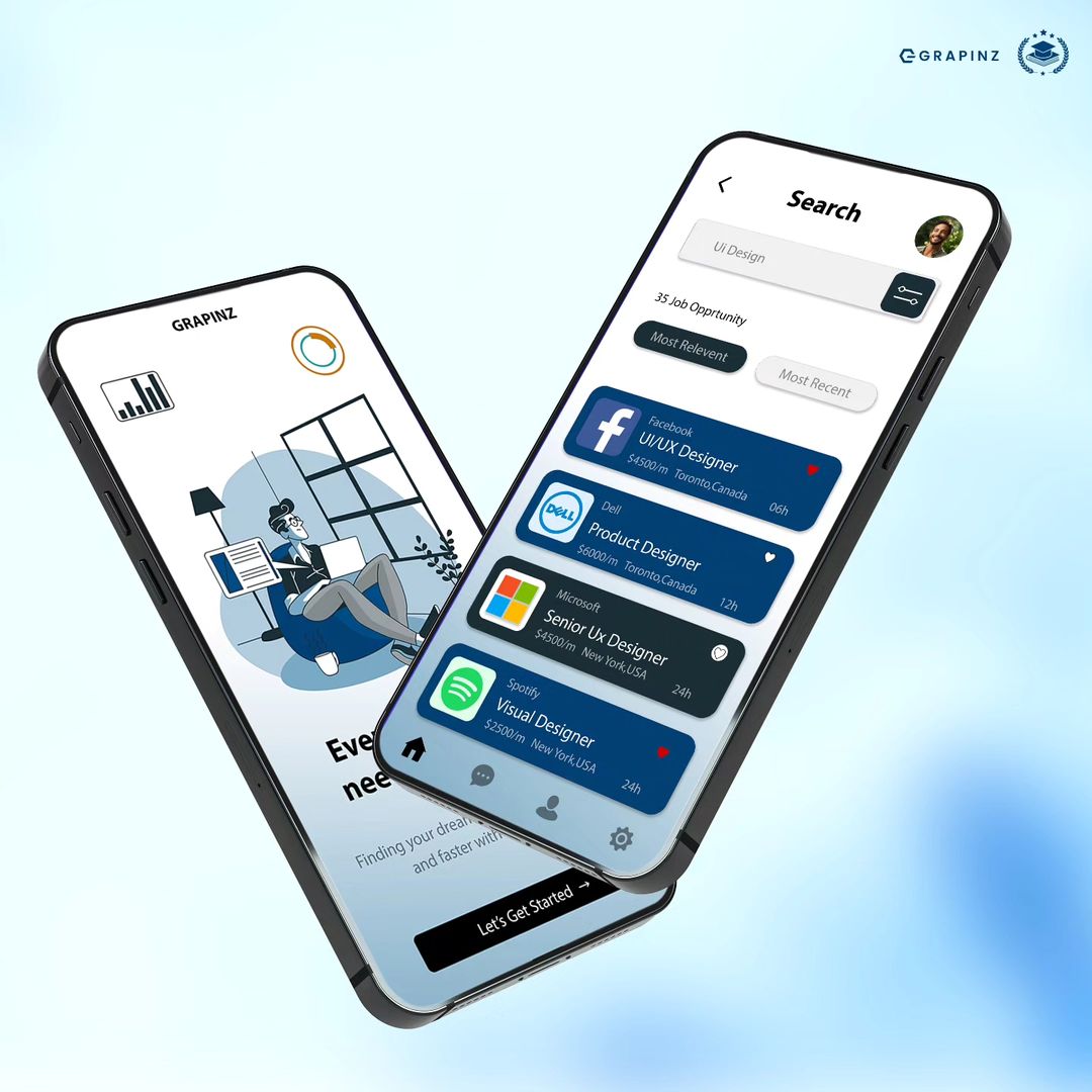 grapinz's tweet image. UI/UX Design: Craft intuitive and aesthetically pleasing interfaces for web and mobile applications. 🖥📱
#UIUX #UXDesign #UIDesign #UserExperience #UserInterface #UXUI #UXResearch #DesignThinking
#UXTips #ProductDesign #InteractionDesign #Usability #UXInspiration #UXProcess