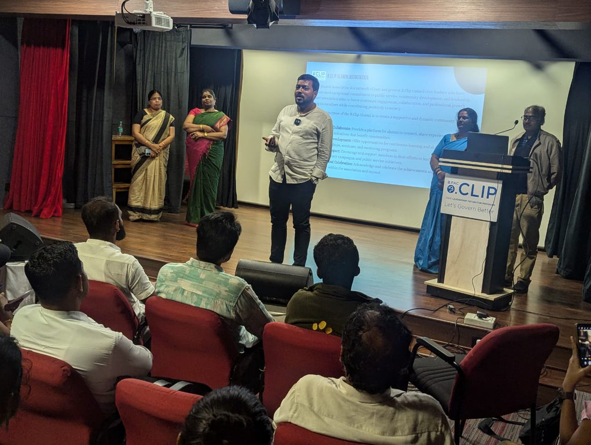 B.PAC - Bangalore Political Action Committee (@bpacofficial) on Twitter photo <a href="/pluday/">Udaya Kumar P.L.</a> <a href="/harishbijoor/">Harish Bijoor</a> B.CLIP Batch 9 session by the B.CLIP Alumni Association <a href="/BCLIPAlumni/">B.CLIP Alumni Association</a>, offered insights into ‘Fostering Collaborative Solutions at Ward and City.’
The session emphasised the importance of not becoming an armchair critic. It is crucial to let go of one's ego and work for the <a href="/pluday/">Udaya Kumar P.L.</a> <a href="/harishbijoor/">Harish Bijoor</a> B.CLIP Batch 9 session by the B.CLIP Alumni Association <a href="/BCLIPAlumni/">B.CLIP Alumni Association</a>, offered insights into ‘Fostering Collaborative Solutions at Ward and City.’
The session emphasised the importance of not becoming an armchair critic. It is crucial to let go of one's ego and work for the