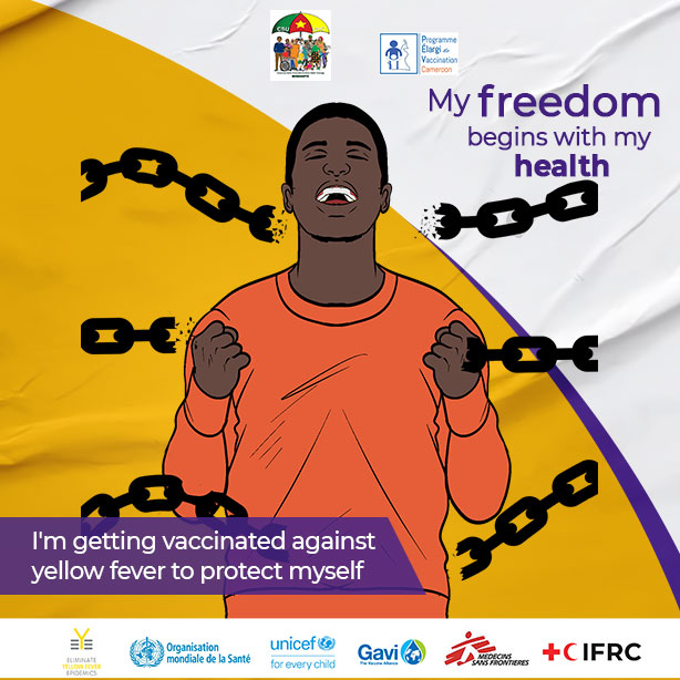 Get vaccinated against #YellowFever. With your #vaccination card, you can move around freely and travel whenever you want! The current campaign in Douala ends on 30 July. Target: 9 months and 60 years old. The #vaccine is safe and effective.

#DoualaYFOut24
#YellowFeverOut24