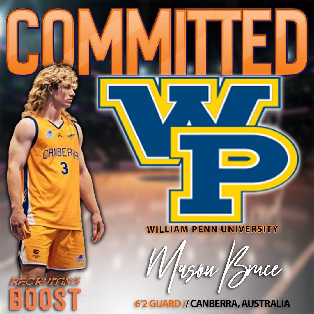 2024 6’2 @Masonbruce4495 has COMMITTED to NAIA William Penn University! 

Congratulations! 🎉🎈🎊 

#RecruitingBoost