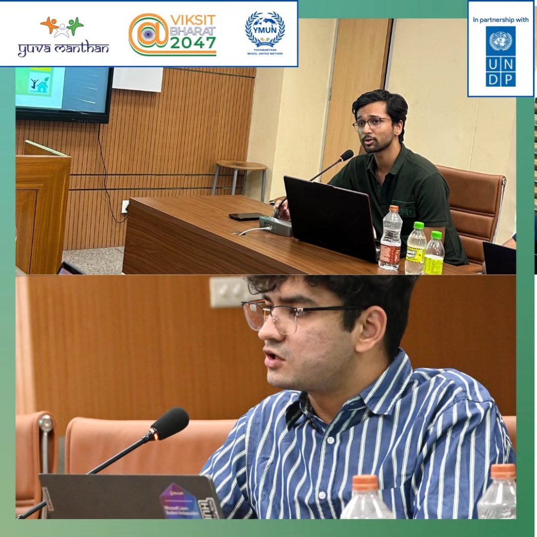 Yuvamanthan_org's tweet photo. International Institute of Information Technology Bangalore Karnataka @IIITB_official hosted Yuvamanthan MUN, uniting young minds to discuss a sustainable future
aligned with the PM @narendramodi 's vision of ViksitBharat@2047.
#YMUN
#ViksitBharat2024 https://t.co/VCqGgpZdWb