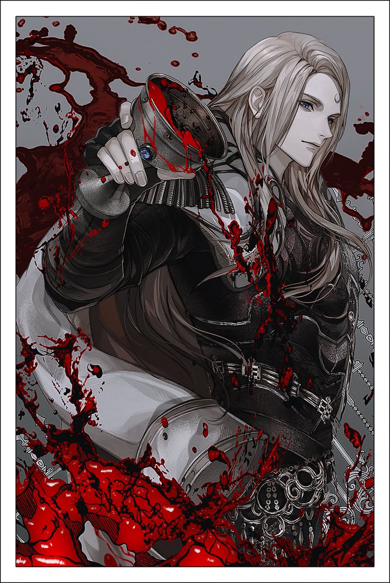 Ker_bers's tweet photo. #FF14 #FFXIVART #Zenos https://t.co/gH2QbEfQTr