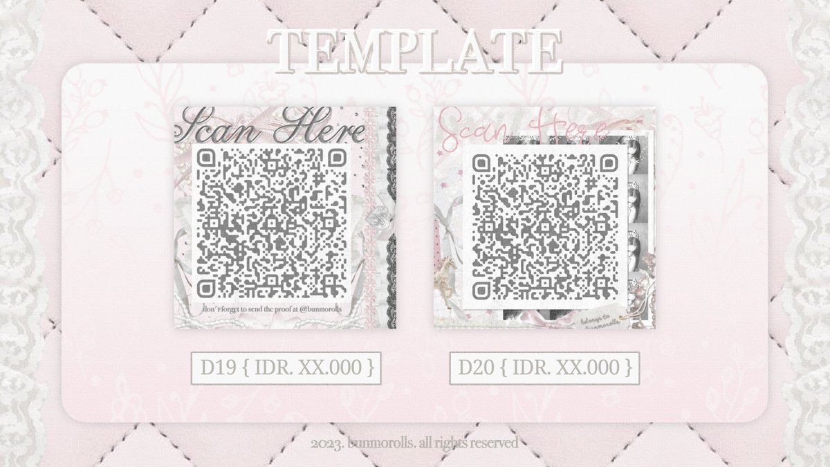 any interactions will be appreciated!

haii, boleh bantu ospek template qr deco baruku ini apakah udah aman...?? kalo ada kesamaan dengan BA lain boleh dm aku yaahh 🫶🏻

#zonauang