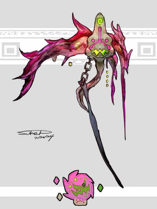 ミカルゲモチーフの武器(ポケモン) 