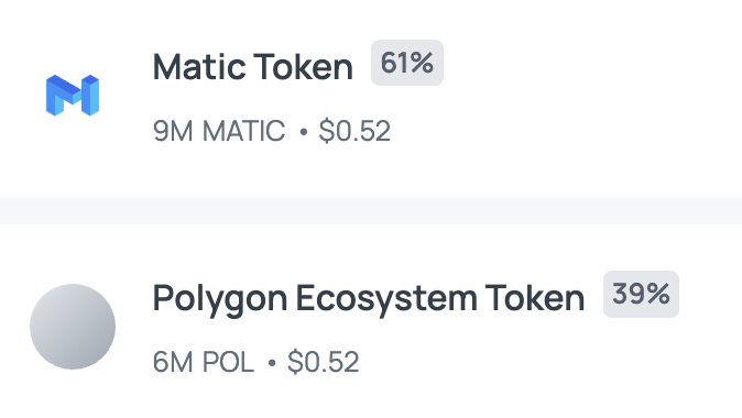 barukimang's tweet photo. @goldrushdev would be great if you can add a logo for POL on Ethereum https://t.co/8QE29339Bl