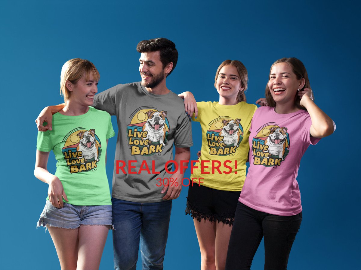 sumonma312's tweet photo. 🐾 Calling all Bulldog lovers! 🐶👕 Show off your Bulldog pride with our exclusive t-shirts! Perfect for any Bulldog fan. Available now - don't miss out! 🛒❤️ #BulldogLove #DogApparel #PetLovers

  👉https://t.co/bG3jXJSNd0

---

Feel free to customize it further as needed! https://t.co/11TFFVxyAF