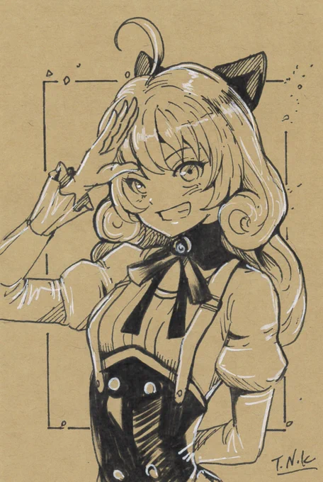 #rwby以前描いたペニーとウィンターお気に入りです! 