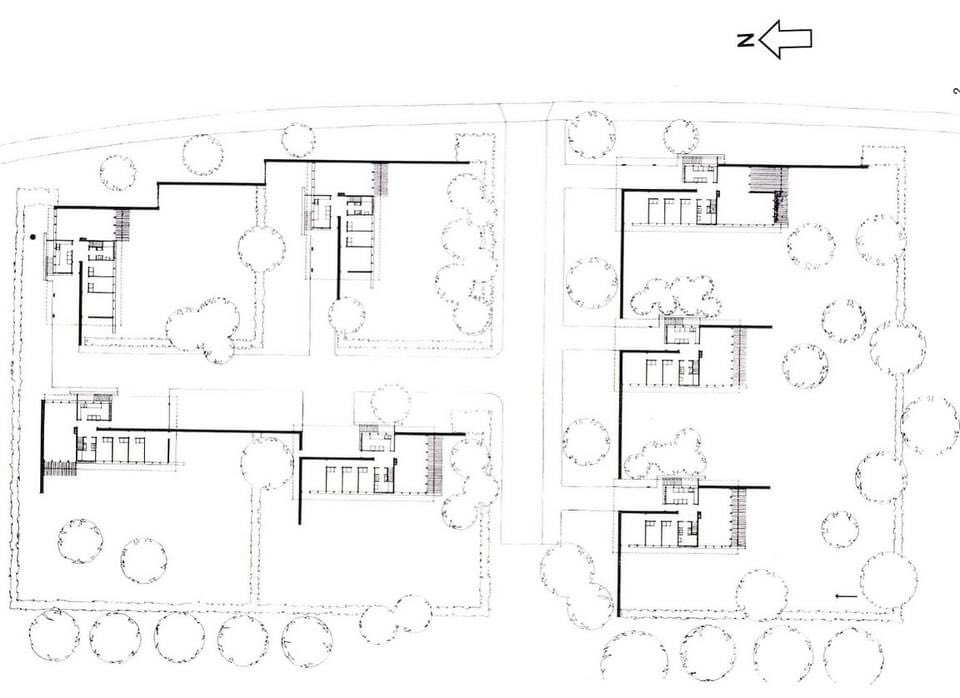TRES60Blog's tweet photo. Siete casas unifamiliares “Piniehoj Vest”, cerca de Rungsted. Proyectadas y construidas e. 1957 por los arquitectos Jorgen Bo y Vilhelm Wohlert, en Copenhague, Dinamarca.

#PiniehojVest #JorgenBo #VilhelmWohlert #arquitecturamoderna https://t.co/CifN8Cbze2