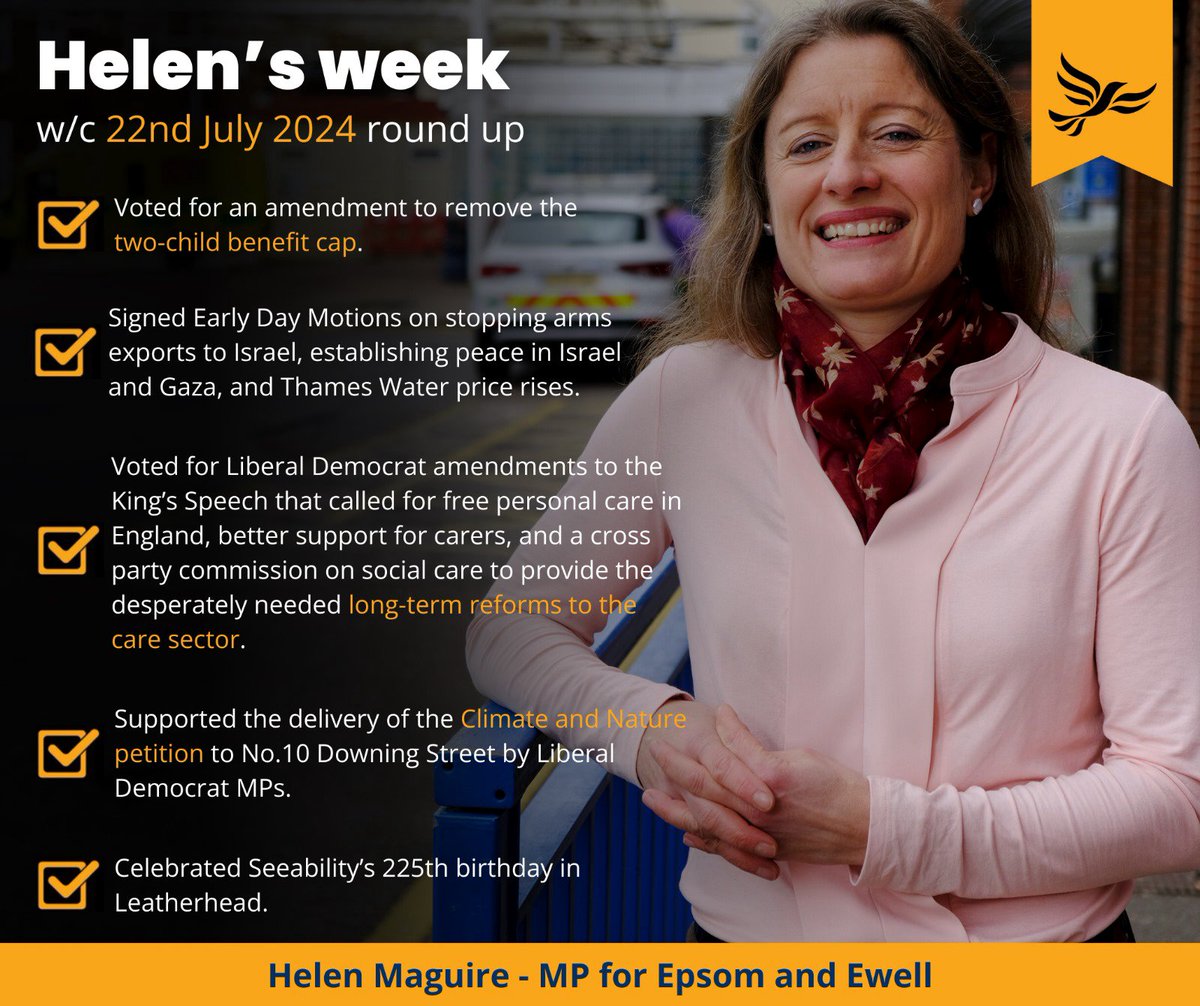 helenmaguiremp's tweet photo. Another busy week last week.
I was proud to cast my first votes for an amendment to scrap the 2-child #benefitscap &amp; to provide long-term #personalcare sector reforms.
This particular amendment wasn't voted through but I'll continue to push for these changes in #Parliament. https://t.co/0hd0Kwmof3