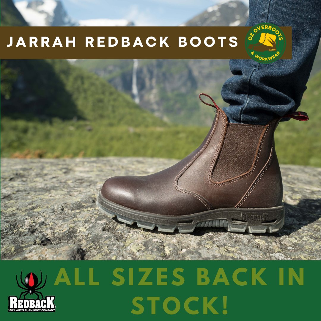 Oz OverBoots (@ozoverboots) on Twitter photo Hey everyone, guess what?! The๐ท๏ธ Redback Jarrahs are back in stock! ๐๐ฅพ Don't miss out on these popular boots that always sell out fast. Get yours now before they're gone! 
Buy today: tinyurl.com/Jarrahboots
#JarrahRedback #boots #backinstock #dontmissout ๐ Hey everyone, guess what?! The๐ท๏ธ Redback Jarrahs are back in stock! ๐๐ฅพ Don't miss out on these popular boots that always sell out fast. Get yours now before they're gone! 
Buy today: tinyurl.com/Jarrahboots
#JarrahRedback #boots #backinstock #dontmissout ๐