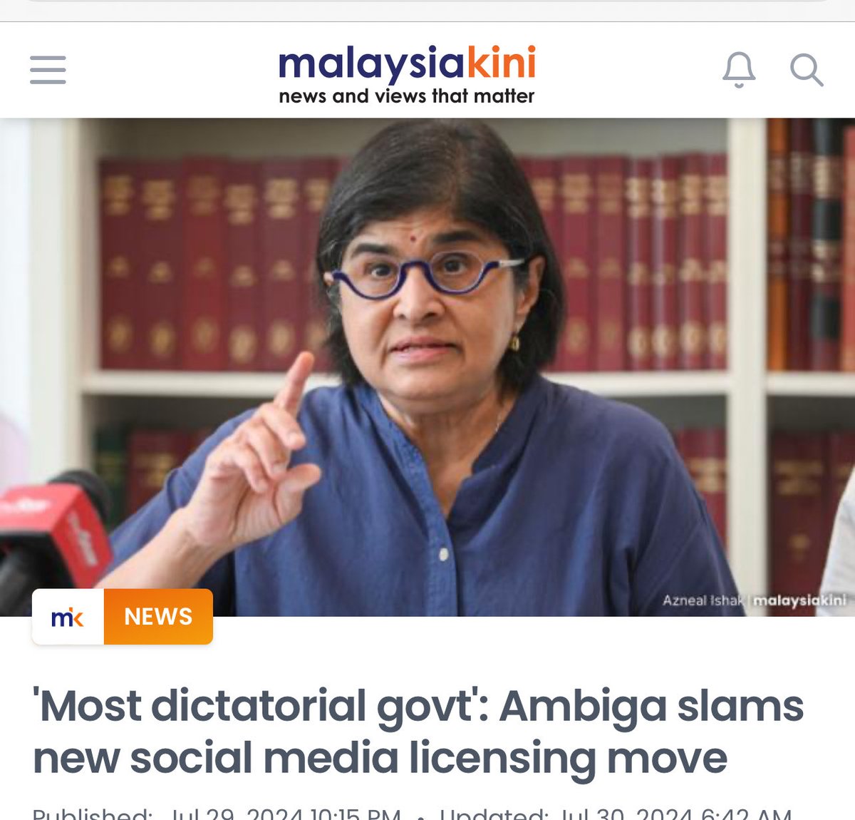 LatheefaKoya's tweet photo. Madani Govt certainly IS dictatorial. Highest TikTok takedown requests in d world. Drastic drop in press freedom index. Dropping Zahid’s corruption case. Using draconian Sedition act, s 233 CMA, PAA against govt critics. Weaponising MACC etc. The list is too long 4 this tweet.. https://t.co/4y2OWcoFnS