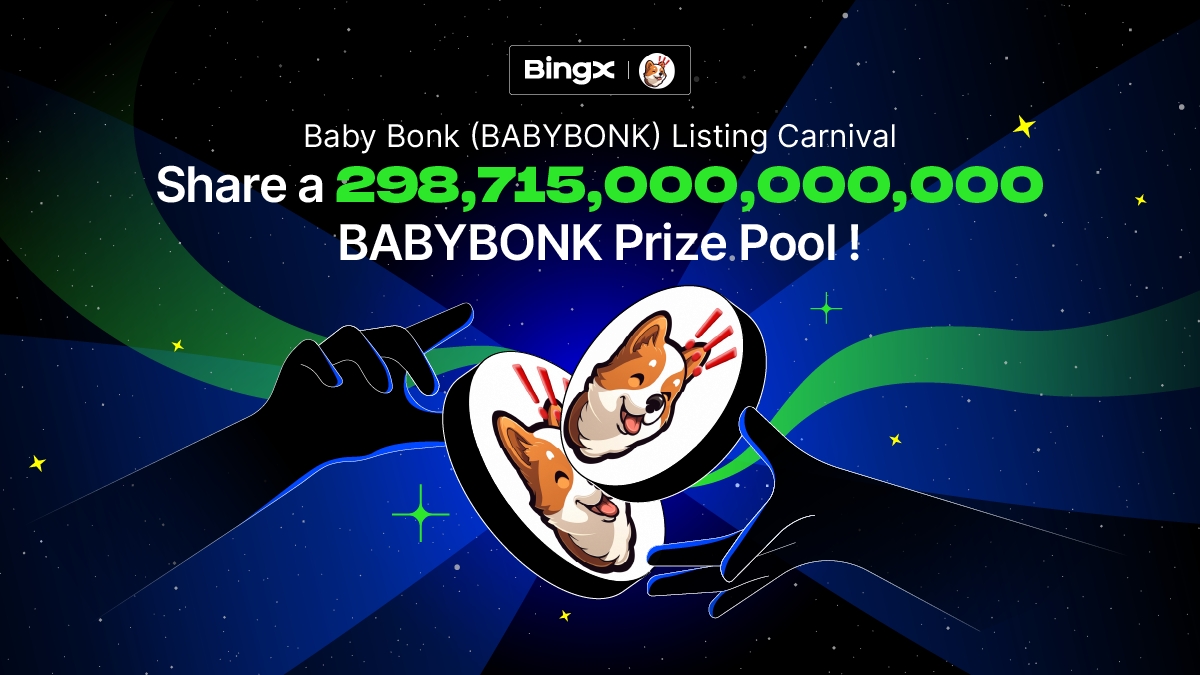 BingXOfficial's tweet photo. 🎁 $BABYBONK Listing Carnival  @BabyBonkCoin

💰 Share a prize pool up to 298,715,000,000,000 BABYBONK!

Details 👉 = https://t.co/Dz87RhRzuV

💰 5 winners! 778,000,000,000 BABYBONK #Giveaway each! https://t.co/dijG5KOGuc
