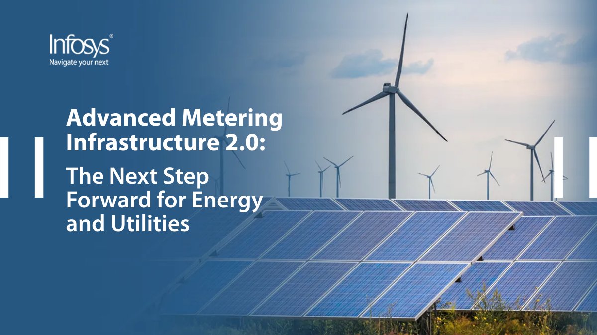 Infosys's tweet image. Discover the future of energy management with AMI 2.0! Read this viewpoint infy.com/4dFPnvJ to stay ahead in the evolution of the utilities sector through enhanced efficiency, improved customer service, and seamless integration of renewables. #UtilityTech #SmartGrid