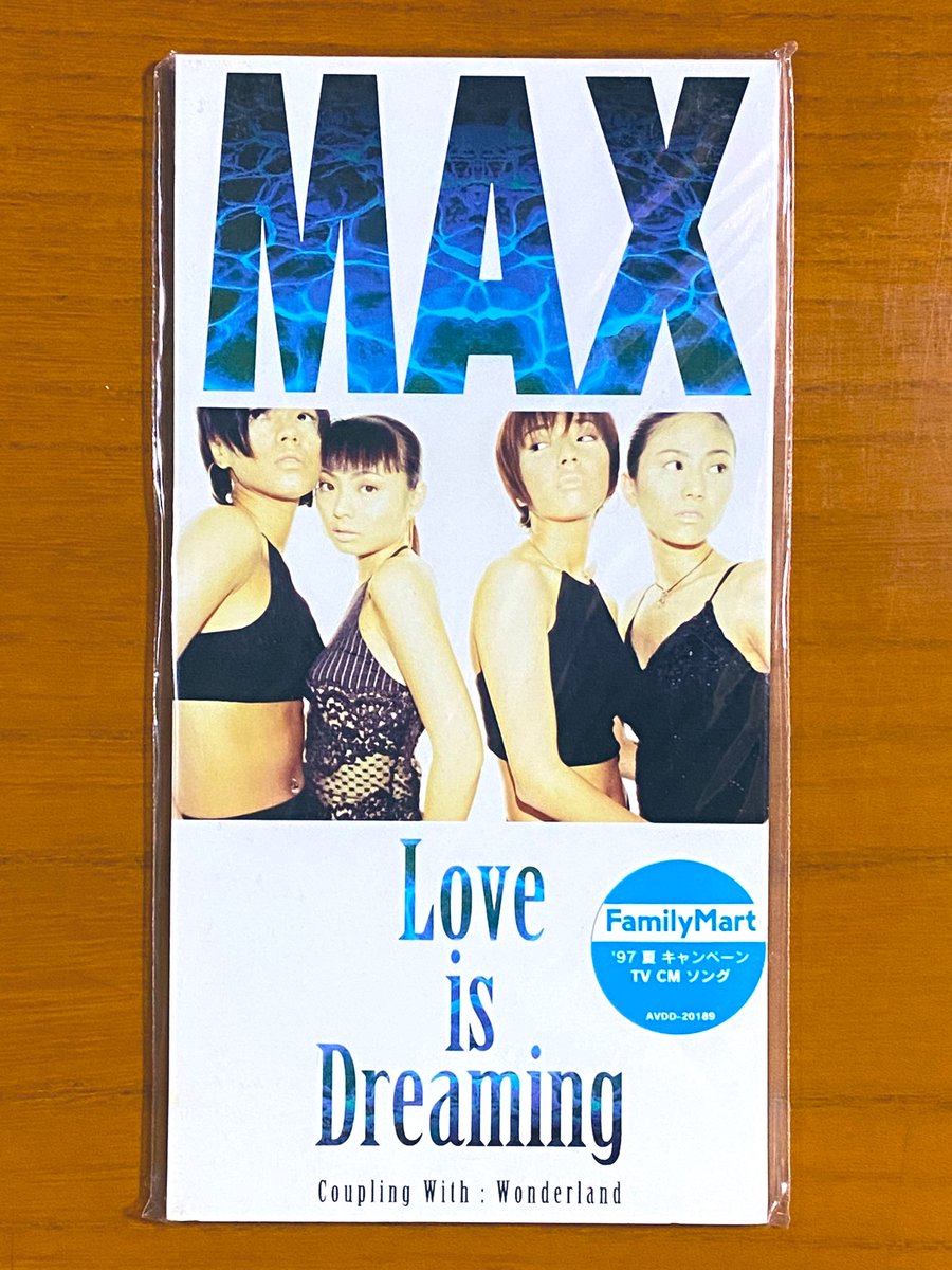 本日で発売から27年！ 1997年7月30日 発売 【Love is Dreaming/MAX