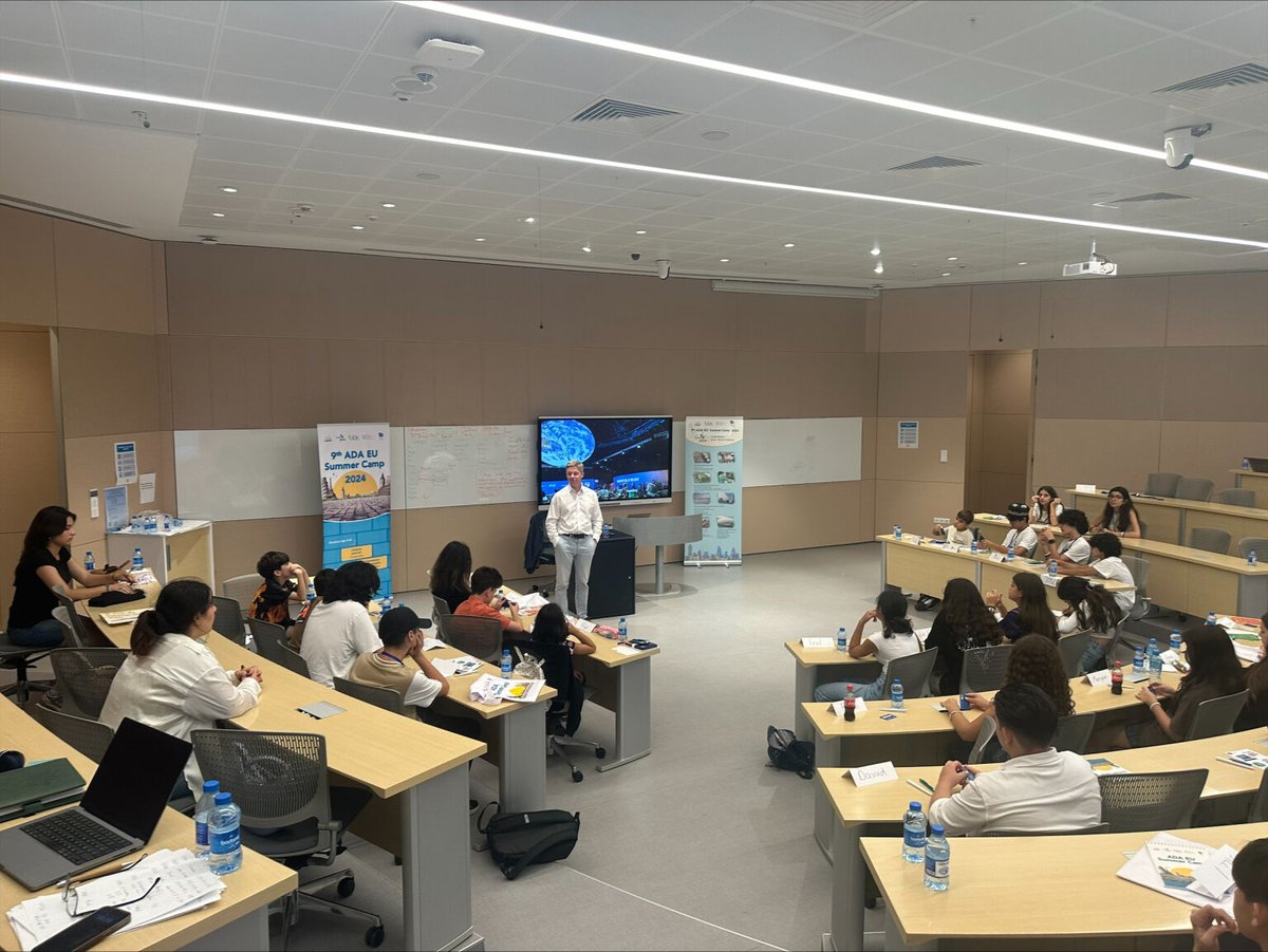 azBritish's tweet photo. @Azbritish, @ukinazerbaijan and @ADAUniversity work together for pre-COP activities! Nick Baker shared insightful COP experiences at the 9th ADA Summer Camp focused on Environment and Smart Administration.
#COPExperience #ClimateChange #UKEmbassy #ClimateConnection https://t.co/AMA2Eo01i9