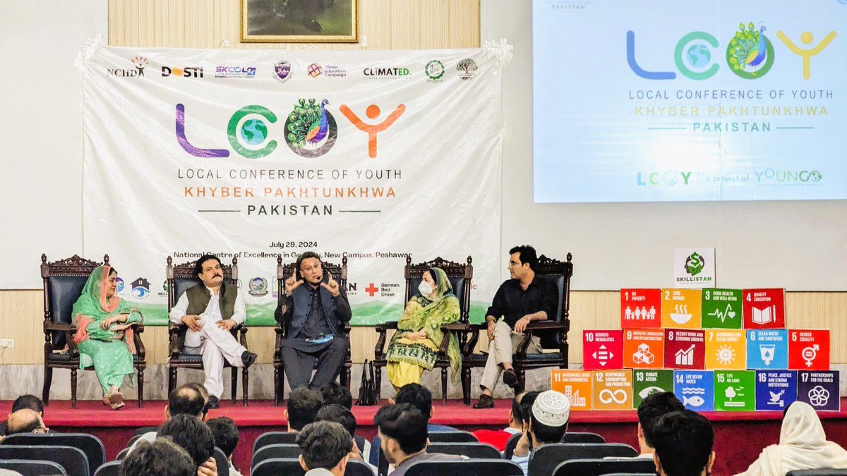 SW_Pakistan's tweet image. The recent @LCOYPakistan supported by SWP, was an extraordinary success! Hundreds of young leaders from across KP came together, demonstrating their passion, innovation, and commitment to a sustainable future.

@skillistan 
@ClimateChangePK  
@youngo_unfccc 
@COP29_AZ