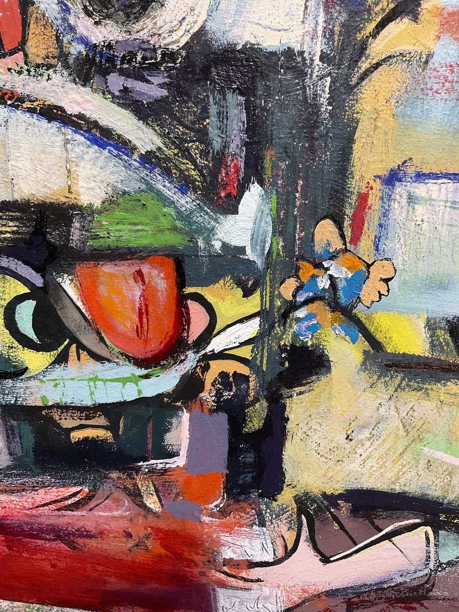 rutokunsaikin's tweet photo. 昔の絵の上から描いた

#contemporaryart #modernart #artwork #outsiderart #martclub #urbanart #japaneseart #2face #cubizm 

#画家宣言 #ヒップホップアート #現代アート #アウトサイダーアート #グラフィティ #ストリート系 #2フェイス #美術 https://t.co/nubGmNkvML