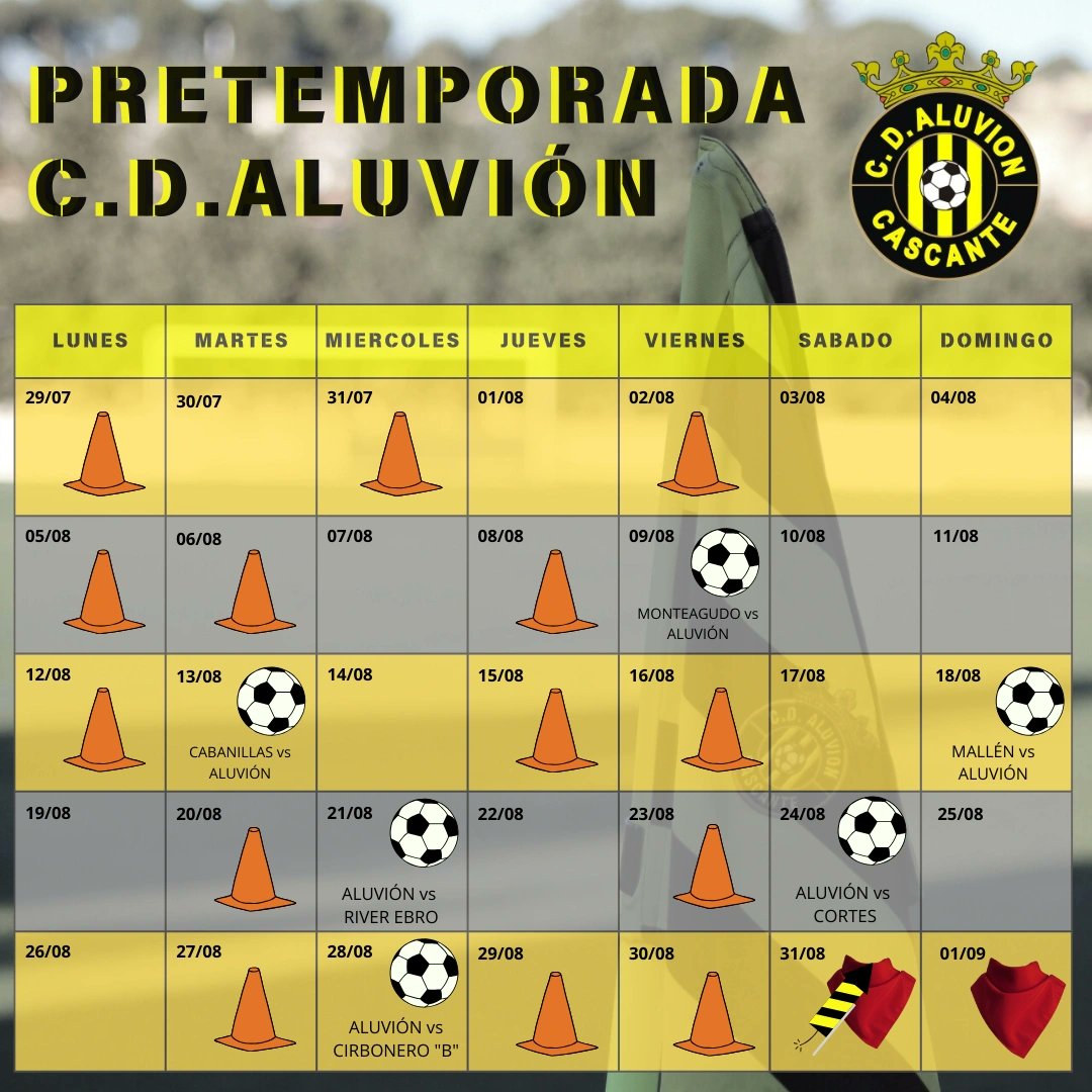 PRETEMPORADA 24/25 C.D.ALUVIÓN