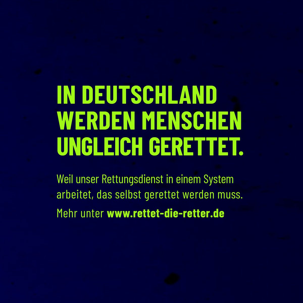 Die digitale Vernetzung muss deshalb zum Standard werden! Mehr dazu unter rettet-die-retter.de