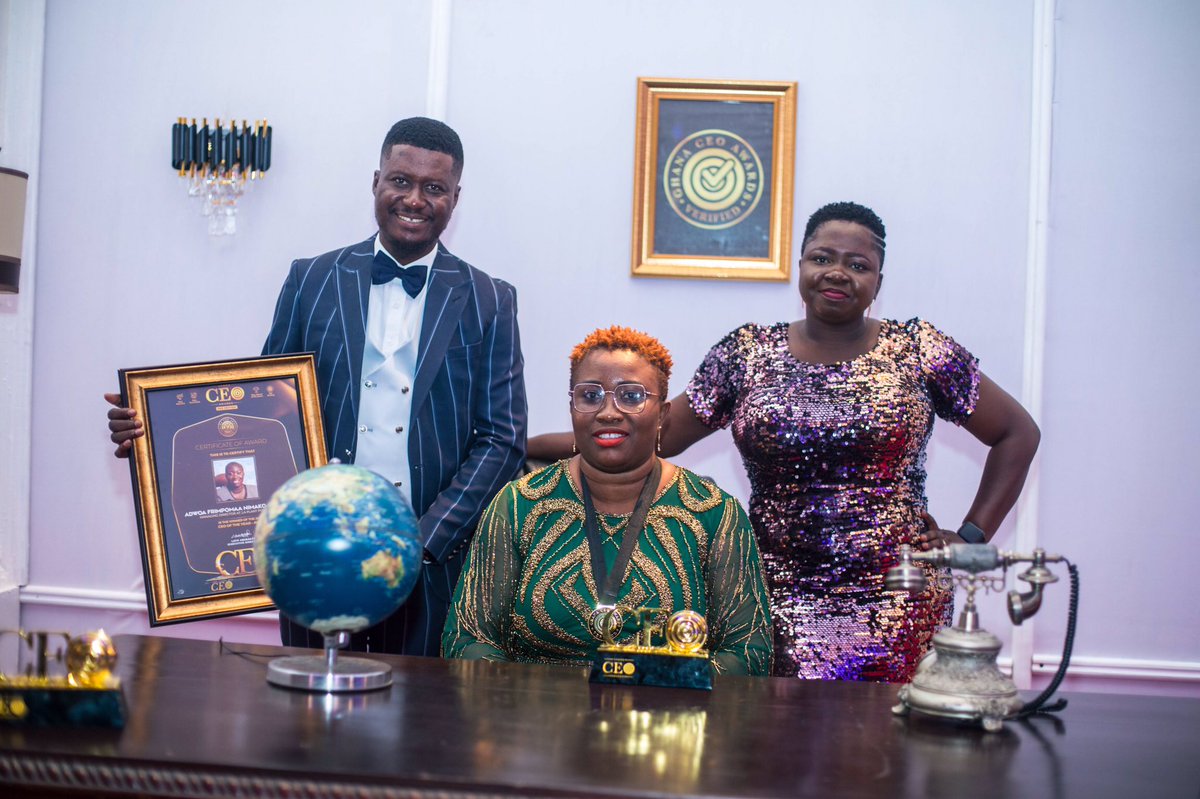 thejospongroup's tweet photo. We are thrilled to announce that three (3) of our women in management positions have received a well deserved recognition at the just ended third edition of the Ghana CEO Awards which was held at the Kempinski Gold Coast Hotel.
#GhanaCEOAwards #Jospong #JAPP #AppointedTime https://t.co/LxBzgTW0er