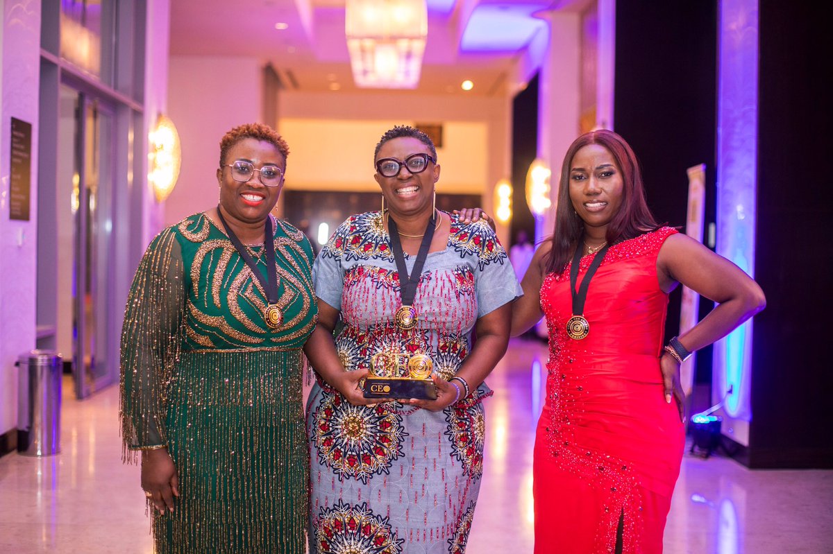 thejospongroup's tweet photo. We are thrilled to announce that three (3) of our women in management positions have received a well deserved recognition at the just ended third edition of the Ghana CEO Awards which was held at the Kempinski Gold Coast Hotel.
#GhanaCEOAwards #Jospong #JAPP #AppointedTime https://t.co/LxBzgTW0er