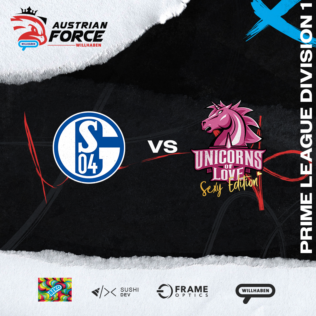 AustrianForce's tweet photo. Gewinnspiel📣
Für uns hat es leider nicht gereicht, jetzt fragen wir uns wer wohl @PrimeLeague Summersplit gewinnen wird. @S04EsportsLoL oder @UnicornsOfLove?
Unter allen Kommentaren mit #S04WIN oder #UOLWIN verlosen wir 10 Premium Tickets🥰 für das Offline Finale.
Die Gewinner werden am 1.8 bekannt gegeben.