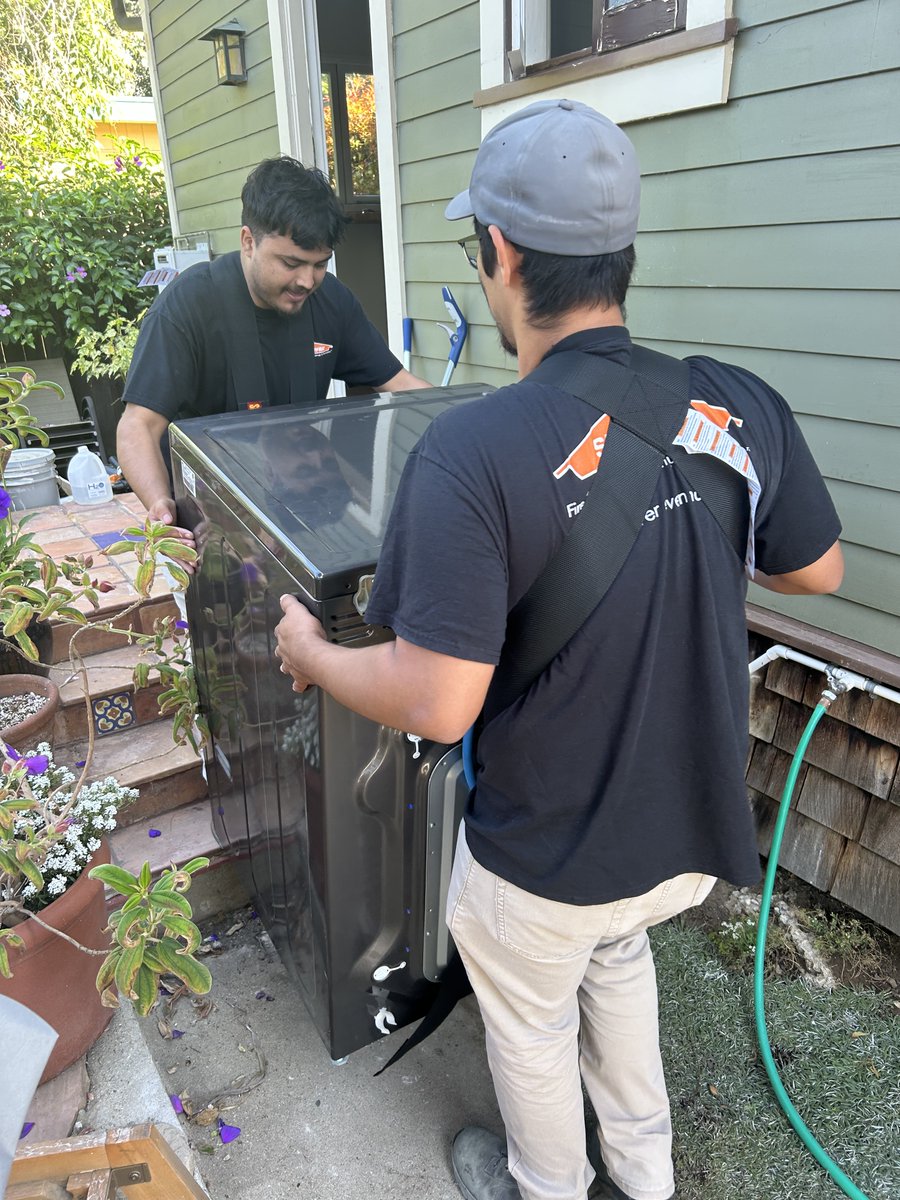 moving the leaky appliance out of the house !