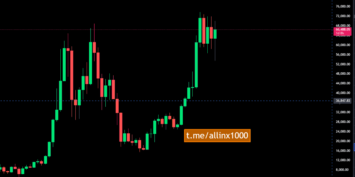 #allinx1000 #bomaon #btc72024 #btc82024 close monthly of btc