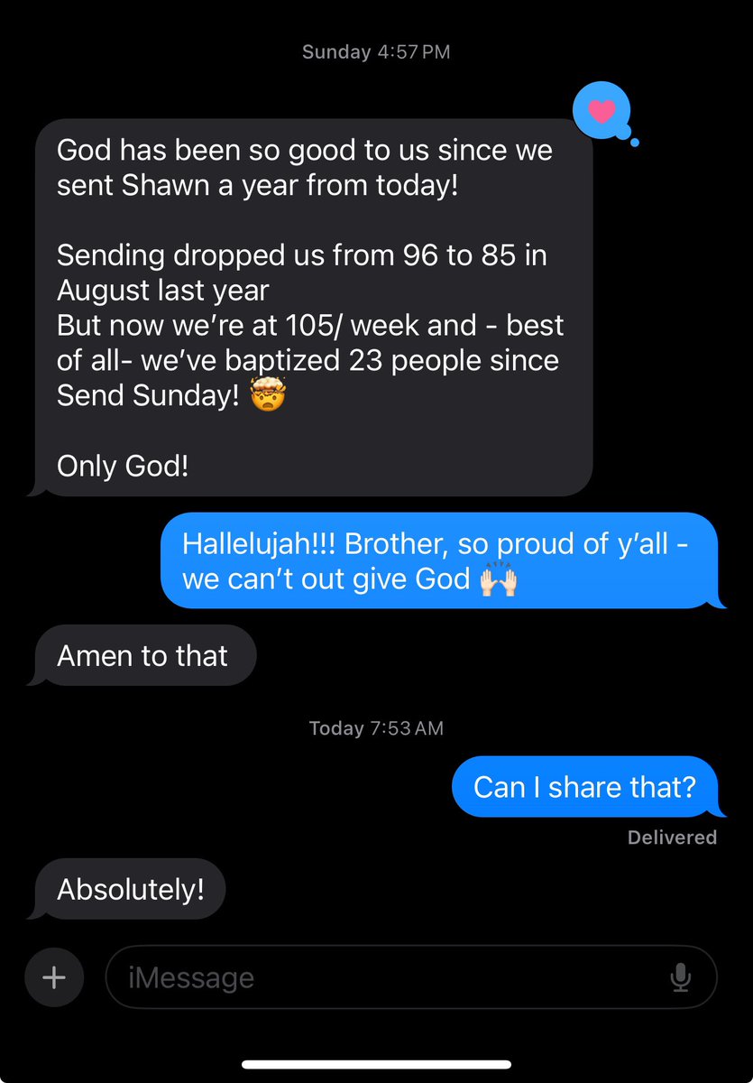 Normative size churches can SEND too!!! LifeSpring NC partnered with Send NC in a Church Planting Residency for Shawn Payne. A year ago this past Sunday they sent Pastor Shawn to plant Township Church in Cleveland Join us at a Sending Lab this fall:
ncbaptist.org/events/sendnc-…