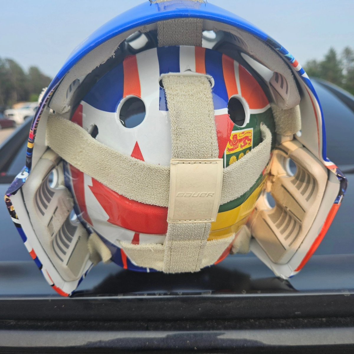 Helmet is ready for the season. 

Straight 🔥🔥🔥