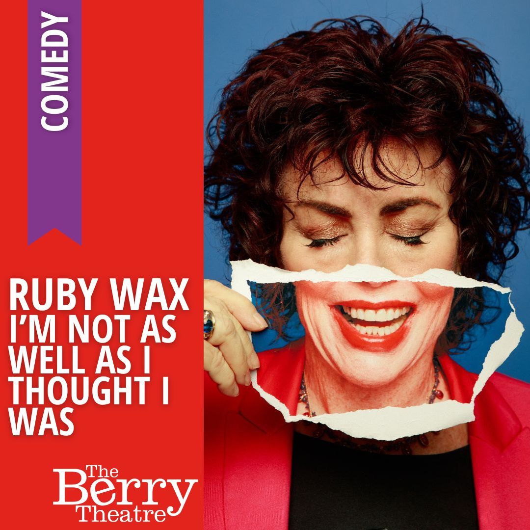 Due to huge demand, Ruby Wax's acclaimed show, "I'm Not As Well As I Thought I Was," is back! This raw and compelling show follows Ruby's extreme journeys in search of the meaning of peace &amp; happiness, leading to unexpected places.

Grab your ticket now!  buff.ly/4ffXhNG