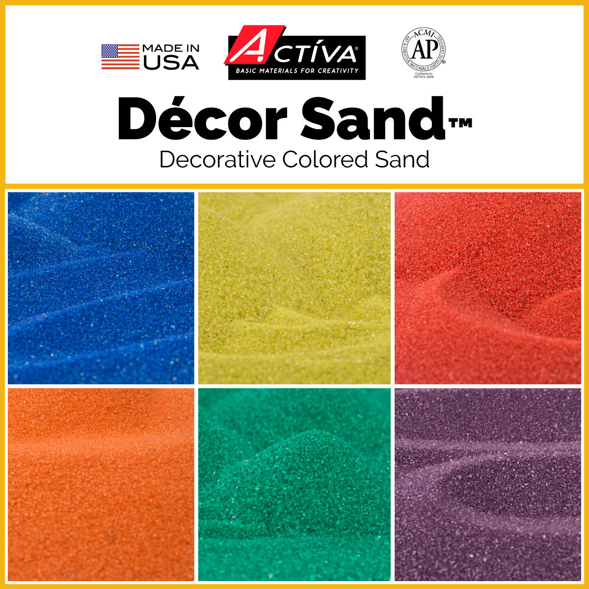 Activaproducts's tweet photo. Décor Sand™ 
Decorative Colored Sand
https://t.co/fLSquX8cjp https://t.co/4C0rq4PzsJ
