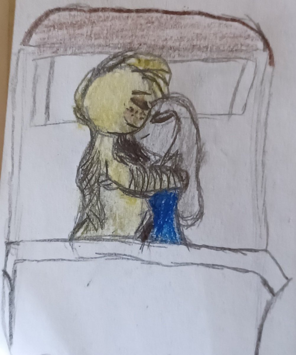 kindt_michelle's tweet photo. Sleeping with my favorite Peep.
(Old drawing)
#NALSPerry https://t.co/c51pNktunQ